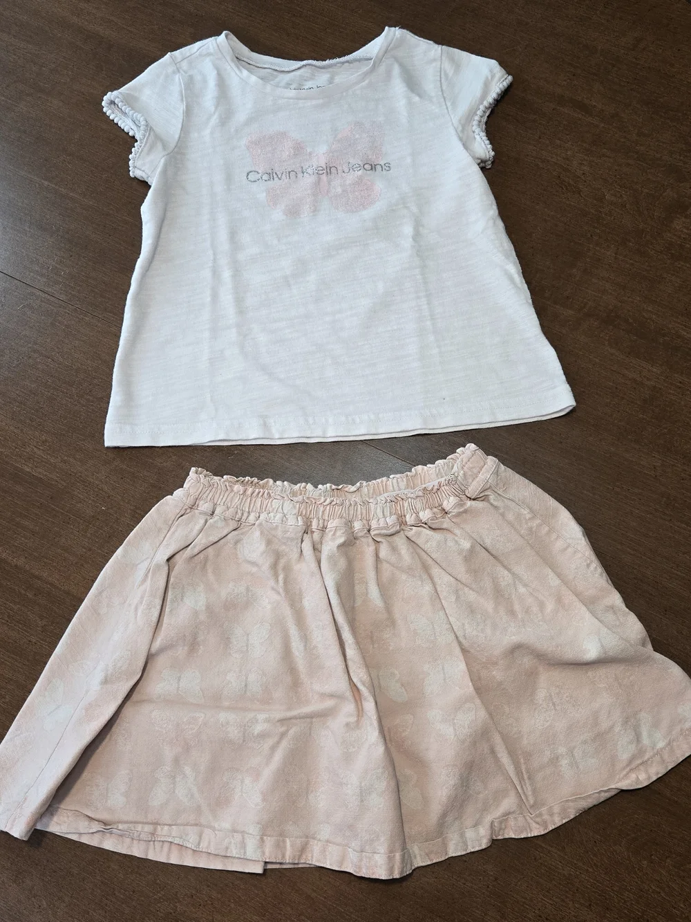 6 PC Lot Bundle Disney Frozen, Cat & Jack, Calvin Klein Jeans Girls Size 6 Small